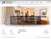 Tablet Screenshot of jhcustombuilders.com